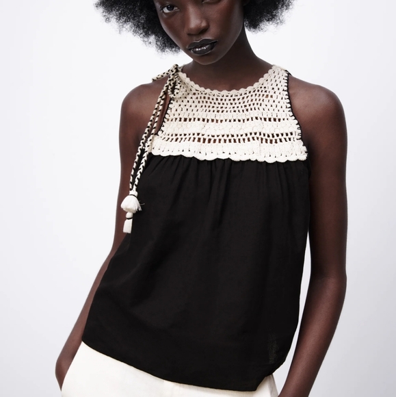 Zara Tops Zara Crochet Top Poshmark